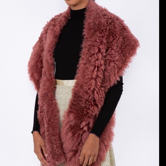 Sies Marjan Jordi Shawl in Dusty Pink - Picture 3 of 4